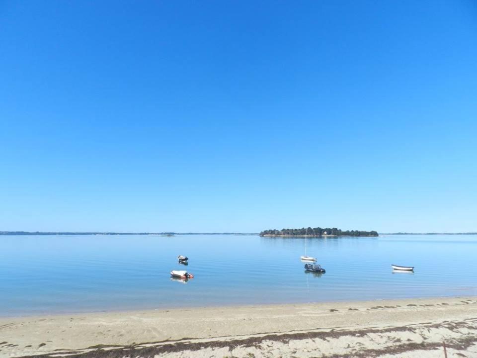 Meuble Sur L'Ile De Tascon A 300 M De La Plage Saint-Armel Luaran gambar