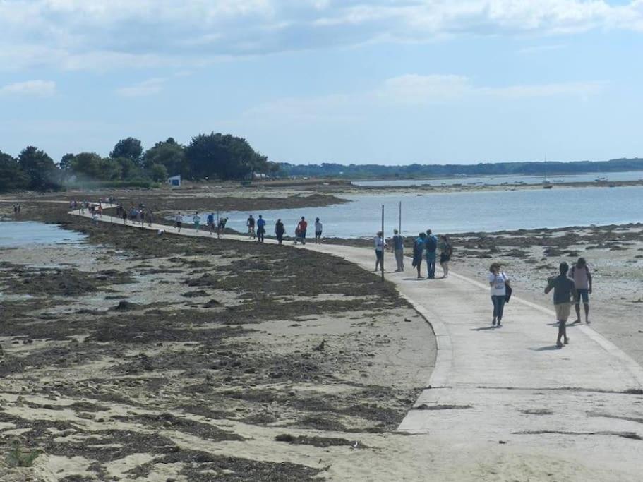 Meuble Sur L'Ile De Tascon A 300 M De La Plage Saint-Armel Luaran gambar